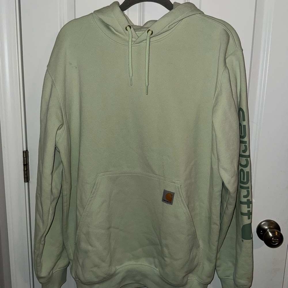 Carhartt Men's Light Green Hoodie